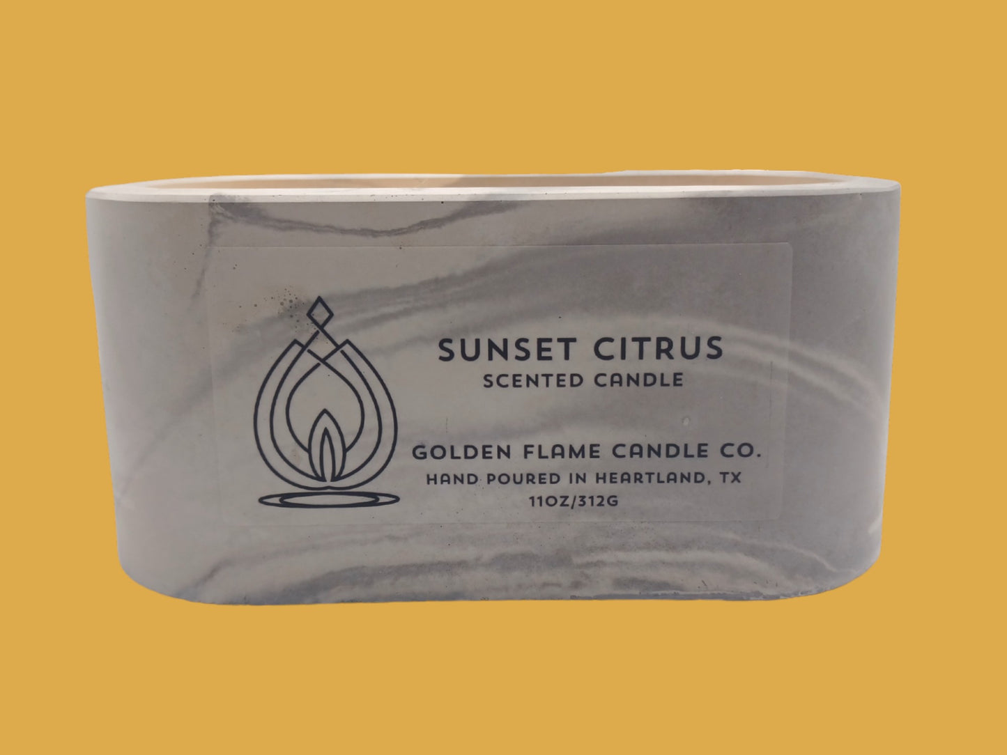 Sunset Citrus Scented Candle