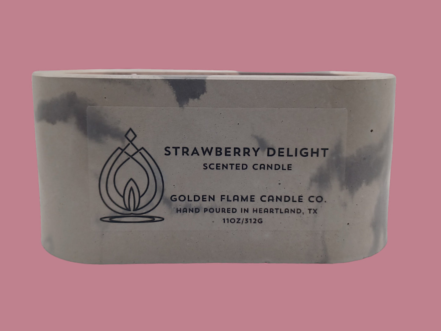 Strawberry Delight Scented Candle
