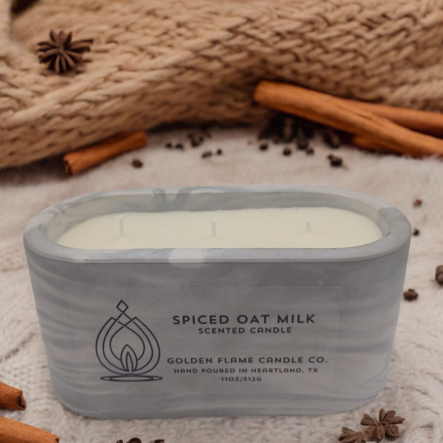 Spiced Oat Milk Scented Candle